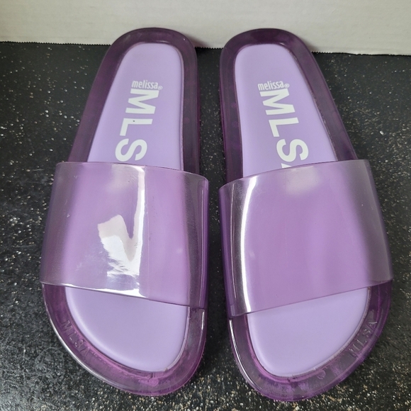 Melissa Shoes - Melissa Purlpe Clear Slides